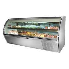 Refrigerated Curved Glass Deli Display
