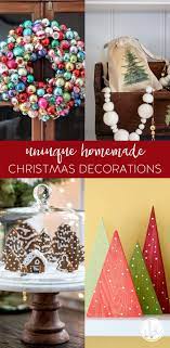 20 chic homemade christmas decorations