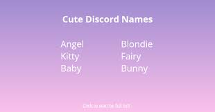 237 unique pinterest names and usernames to give you creative ideas. 150 Cool Funny And Cute Discord Names Followchain