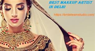 makeup artist in delhi with bride team