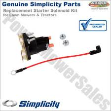Once the connection between the battery and the next, locate the electrical posts; 1686981yp 1724815sm Simplicity Snapper Starter Solenoid Kit For Mowers More 45079930797 Ebay
