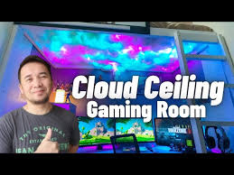 diy cloud ceiling gaming room w govee