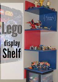 Whereas some display shelves can be also used for placing books and other necessary things besides lego. How To Make Diy Lego Display Shelves Fabulessly Frugal Lego Display Shelf Lego Display Diy Lego Display Shelves