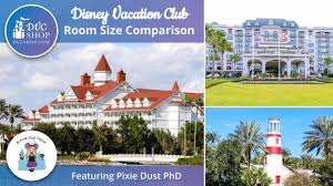 dvc room size comparison charts which