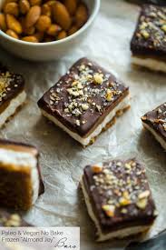 no bake paleo salted almond joy bars these salty sweet super easy