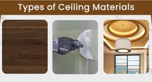 what are the types of ceiling materials