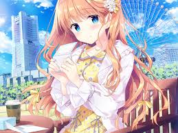 Anime full hd wallpapers 1920x1080. Download 1600x1200 Wallpaper Cute Anime Girl Blue Eyes Standard 4 3 Fullscreen 1600x1200 Hd Image Background 6889