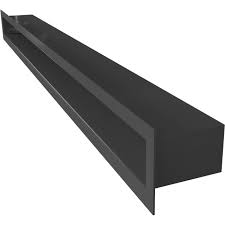 Fireplace Grille Tunnel Black 6x80