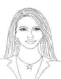 Face coloring pages for makeup. Makeup Face Coloring Pages Saubhaya Makeup Coloring Home