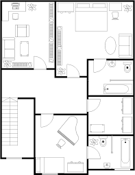 modern 2nd floor plan floor plan template