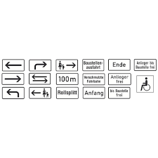 Die straßenverkehrsordnung (stvo) beschreibt sämtliche verkehrszeichen, die es in deutschland gibt. Verkehrszeichen Nach Stvo Zusatzschilder Toolineo