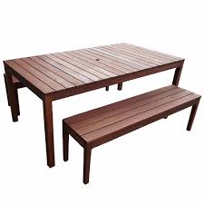 Outdoor Table Bench Set