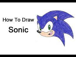 how to draw sonic the hedgehog you