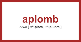 word of the day aplomb dictionary com