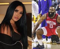Houston rockets star james harden found himself under the spotlight after rumors that his girlfriend is cheating on him. James Harden S Main Girl Arab Money Feeling His Triple Double Against The Warriors Sports Gossip