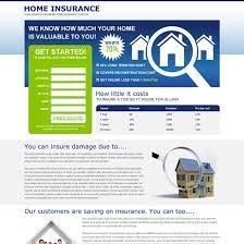 Minimal Home Insurance Fast And Free Quote Lead Gen Splash Page Home  gambar png