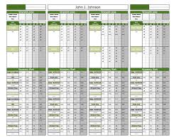 excel personal training templates