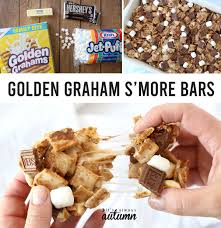 golden graham bars aka chewy s mores