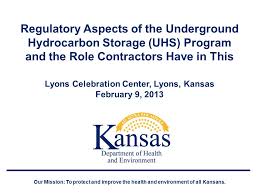 Regulatory Aspects Of The Underground Hydrocarbon Storage