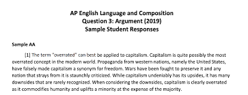 argument frq in ap english age