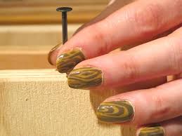 wood nails a faux bois manicure make