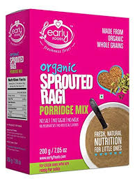 Early Foods Sprouted Ragi Porridge Mix For Little Ones 200g