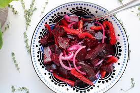 Pickled Beetroot Salad gambar png