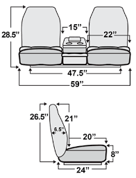 Low Back Truck Bench Seat