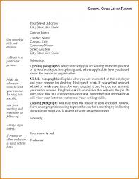 General Cover Letter Template Template Business