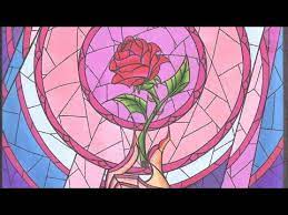 Drawing Stained Glass Of The Rose