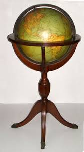 replogle 16 inch floor globe on phyfe stand