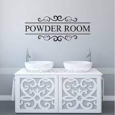 Powder Room Decal Bathroom Wall Decor