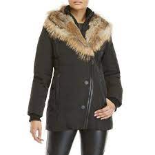 fur trim down coat jacket parka