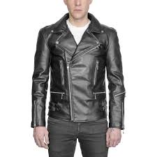 Vegan Defector Black Artificial Leather Jacket With Nickel Hardware Original Fit Size 40