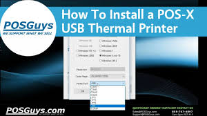 In many cases, you can do so directly through windows device manager. Posguys How To Install A Pos X Usb Thermal Receipt Printer Youtube