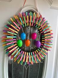 clothespin easter wreath 5 out of 4