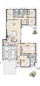 U Shaped House Plans With Courtyard In