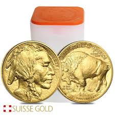 Tube Of 20 X 2019 American Buffalo 1 Ounce Gold Coin
