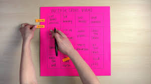 How To Make A Post It Note Chore Chart