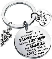 Great gift for the veterinary technician in your life. For Wholesale Fustmw Veterinarian Gifts Vet Keychain Gift Veterinary Technician Inspirational Gifts Vet Tech Jewelry Veterinarian Graduation Gifts You Are Braver Stronger Smarter Than You Think Good Reputation Gssf Com Kw
