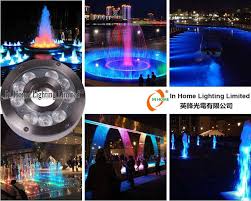 Rgb 9w 27w Underwater Led Fountain Lights With Rf Controller Led Pond Lights