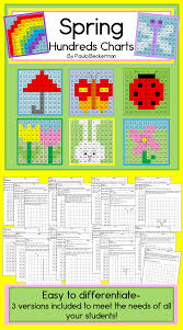 Spring Hundreds Chart Mystery Pictures Math For Kids