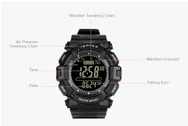 Bakeey Spv706 Fishing Altimeter Barometer Air Pressure Temperature Weather Forecast Outdoor Smart Watch