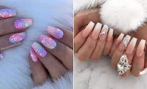 nail ideas for coffin shaped nails
