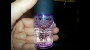 mac make up remover purple bottle