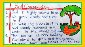 10 lines essay on soil conservation in