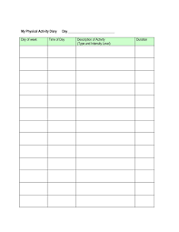 40 blank workout log sheet templates