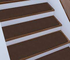 12 skid resistant carpet stair treads