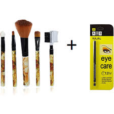 5 pieces make up brush cosmetic set