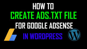 ads txt file for google adsense